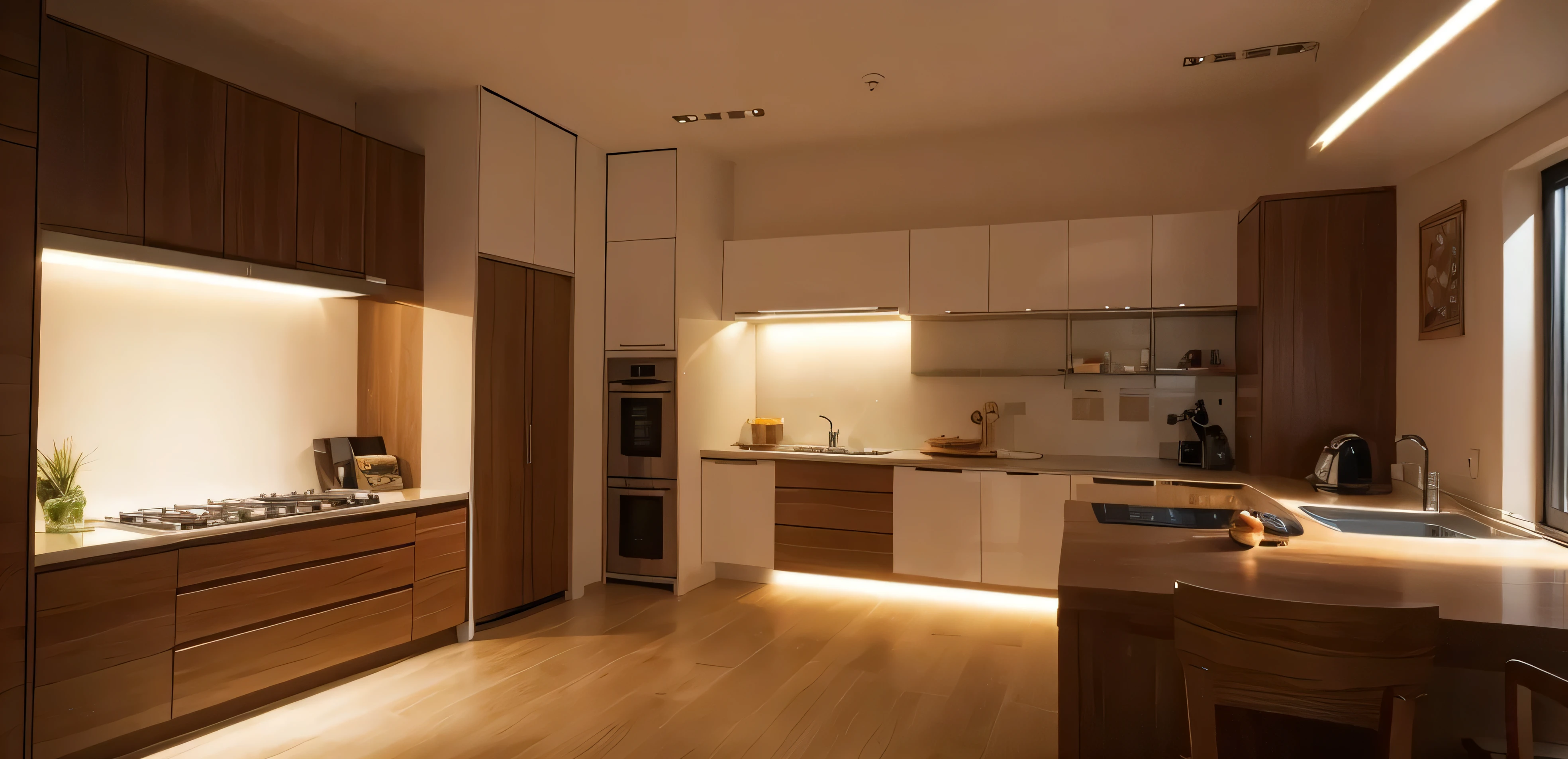 Real shelf strip lighting makes every level bright