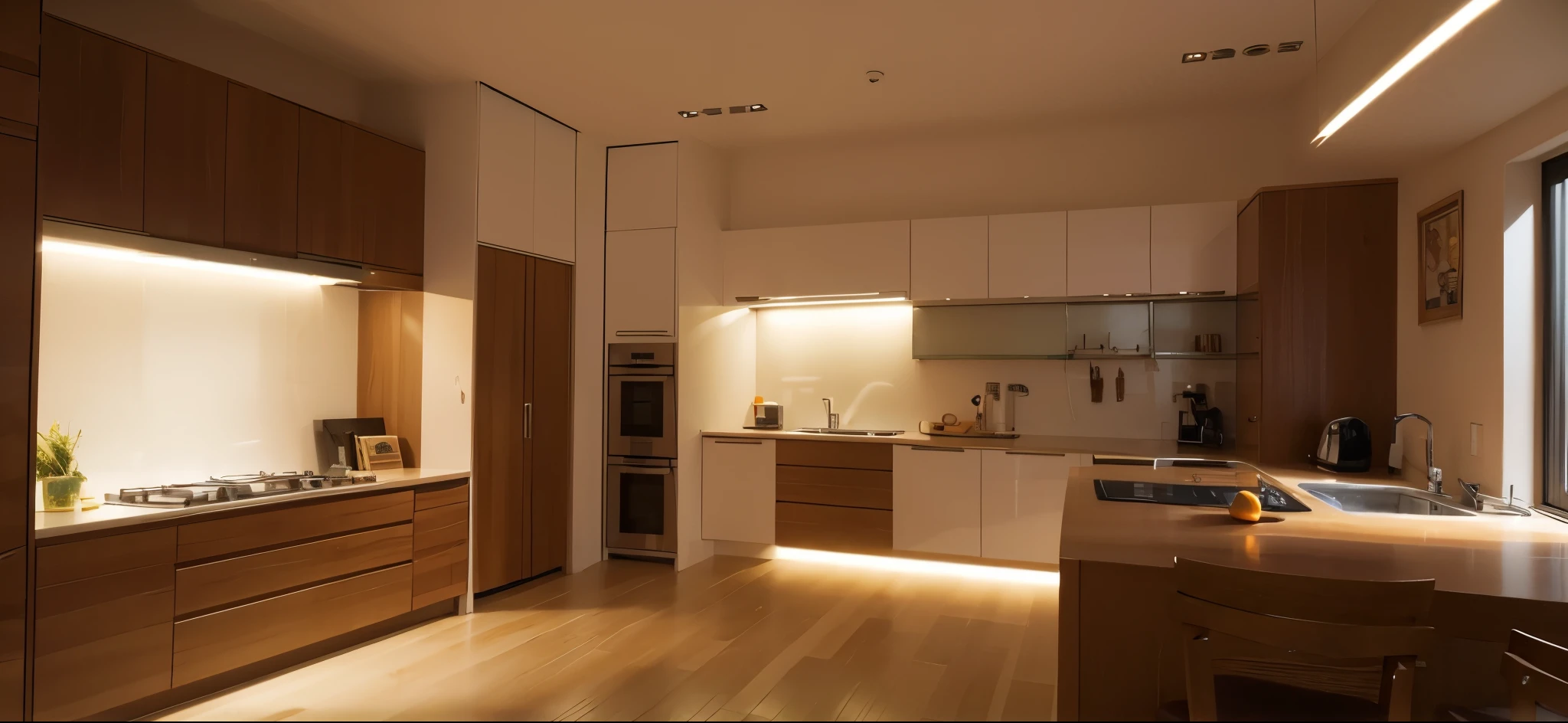 Real shelf strip lighting makes every level bright