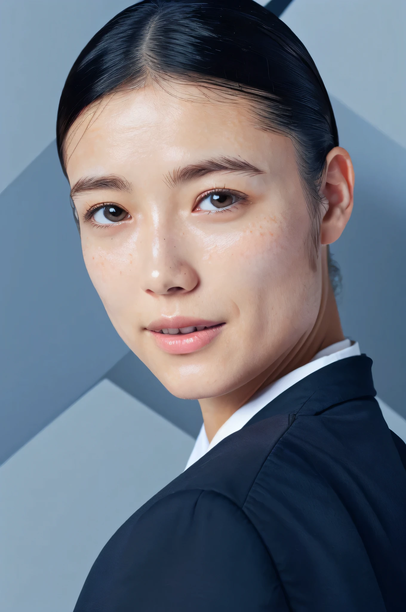 ultra-realistic capture, very detailed, High resolution 16K close-up of human skin. Skin texture must be natural, So much detail that you can see even your pores. skin needs to look healthy, with an even tone. Use natural light and color　Japanese