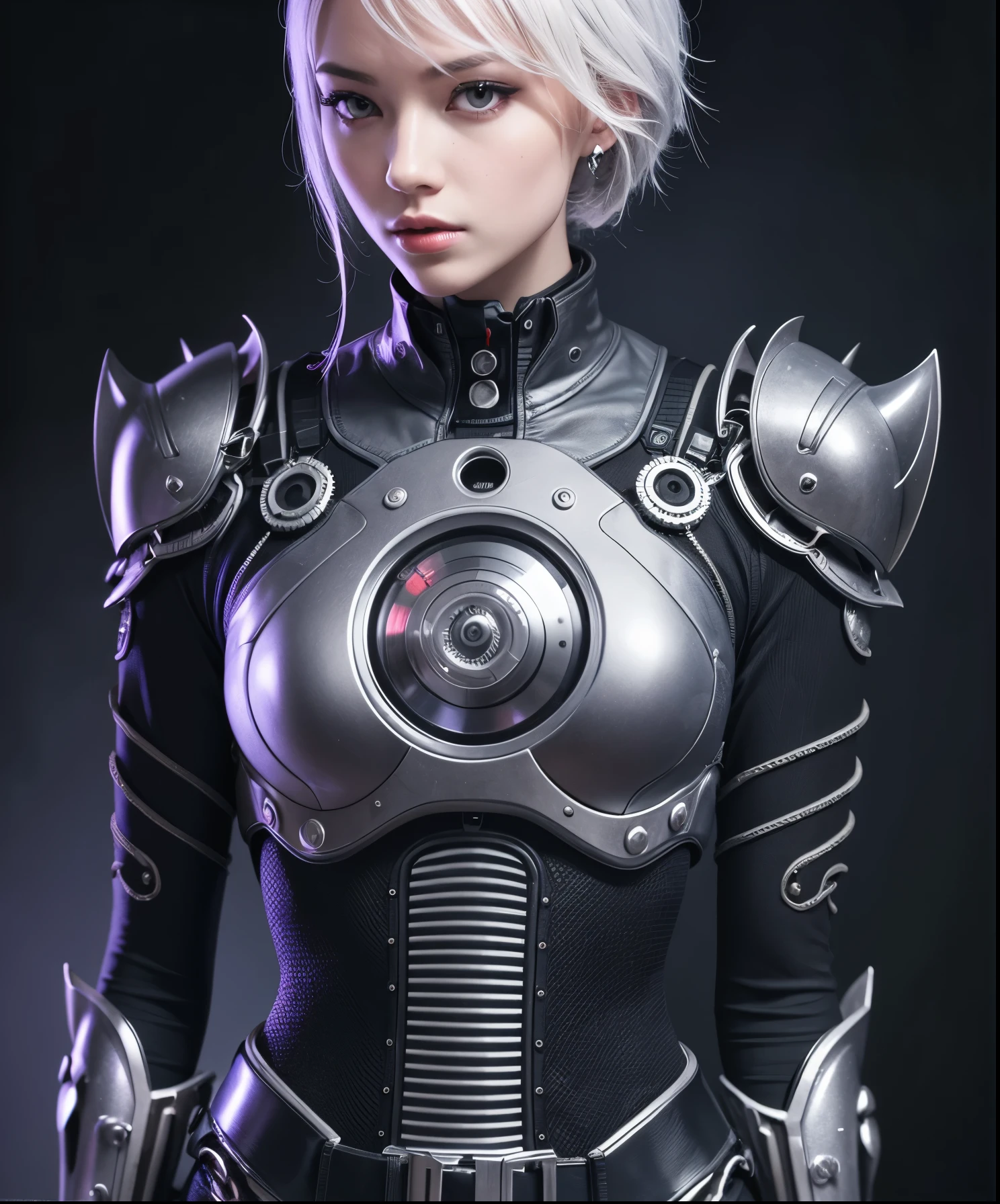 Biomechanical  fashion, futuristic, edgy, h.r. giger, alexander mcqueen, the wachowskis, sci-fi, shiny, sleek, cybergoth, detailed cinematic photoshoot ultra hdr 16k high defination lightings shot on canon  Eos m50 mark 2  --auto --s2