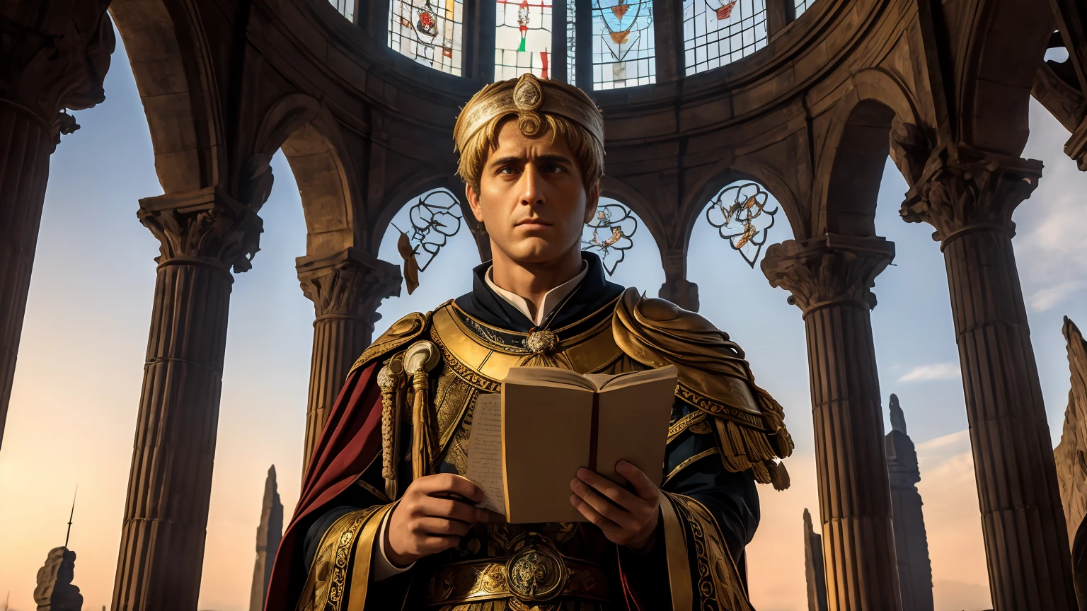I個人的に、I'm attracted to Constantine the Great。against Constantine the Great、About an old commentary。Jacob Burkhardt's『The era of Constantine the Great』Well then、The Great Emperor is seen as a terrifying egoist who is the embodiment of a desire for power.。I、I feel sad reading that。The work is detailed、An intellectual masterpiece、Some kind of loss of self-confidence。however、Iコンスタンティヌス大帝に惹かれてやまないのです。Beyond some kind of disappointment and disillusionment、Furthermore, my feelings towards the Great Emperor remain unchanged.。just、I feel a sharp pain in my heart, like being scratched by glass.。Suppose that the character of Constantine the Great、I think this is Burckhardt's view.。Why did you become like this?、Did it become? I got lost in something? innate nature? Historical background and daily environment? Something shocking happened? I end up thinking about it.。I would like to meet Constantine the Great in person.。I want to confirm the true emperor。でもこの世Well then逢うことが叶いません。Setsunai、I can't do it。