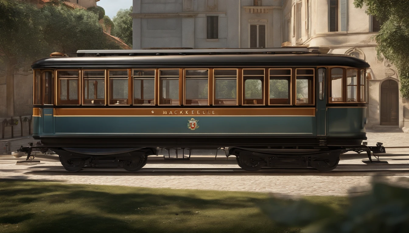 (best quality,4K,8 thousand,mackerel,masterpiece:1.2),very detailed,(realistic,photorealistic,photo-realistic:1.37),portugal tram,vintage color palette,leather seats,wood paneling,audio system,great craftsmanship:1.1,clear headlights:1.1,Sleek lines:elegant,portugal street, sunny sunshine, Meticulous detail,