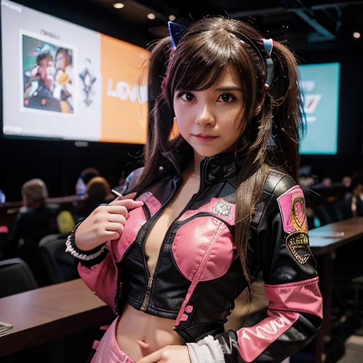  Cosplay as dva  from overwatch 