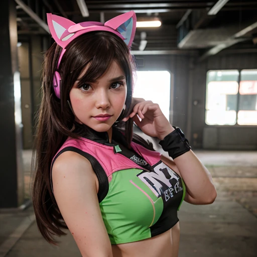 Cosplay as dva from overwatch