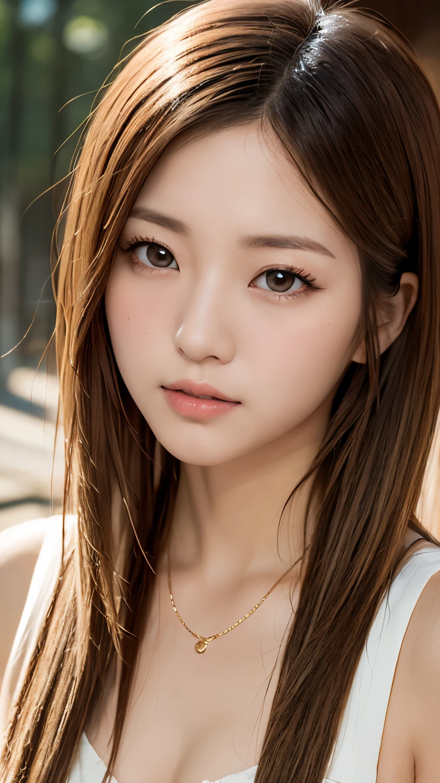 (masterpiece:1.3), high resolution, ultra detailed, (cinematic lighting:1.2), extremely detailed CG unity 8k wallpaper, realistic, photo-realistic, RAW photo, beautiful detailed face, pale skin, realistic glistening skin, detailed cloth texture, detailed hair texture, Perfect body, accurate, Anatomically correct, Highly detailed face and skin texture, natural neck length, Thin legs, Thin feet, (shiny luxurious gold hair ornament:1.2), (The perfect style of 7 heads),
BREAK
Detailed eyes, symmetric eyes, Light Brown eyes, Double eyelids, Thin eyebrows, (Glossy lips:1.4),
(((1 girl:1.3, 18yo:1.3))),
BREAK
Design a scene from a historical Japanese drama, with samurai, traditional architecture, and modern neat clothing,
BREAK
Cowboy shot, (muted colors:1.4), ((faded photo:1.3)), polaroid photo, (film grain:1.3), depth of field, (bokeh:1.1), (light and shadow:1.1),