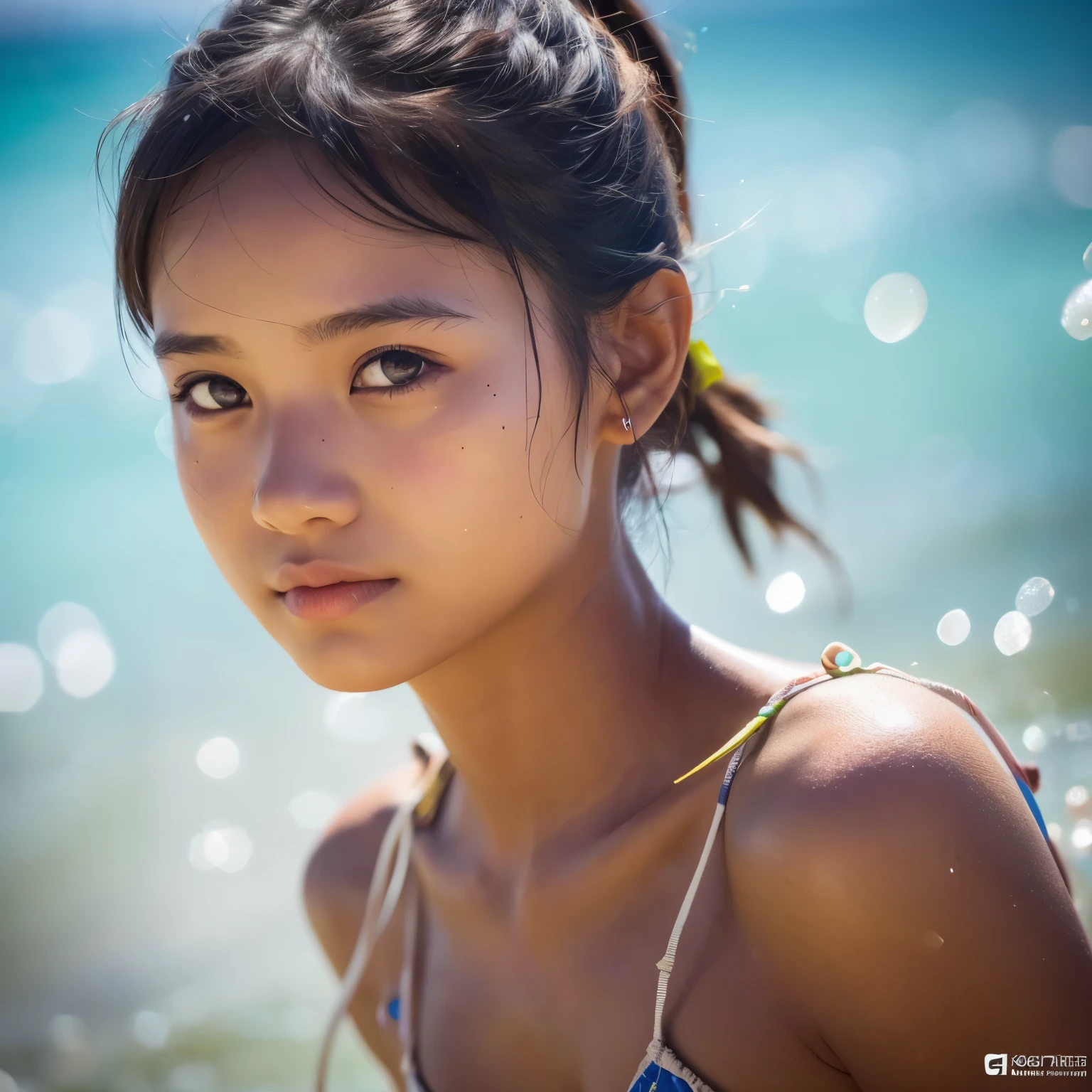 12 year old girl beach