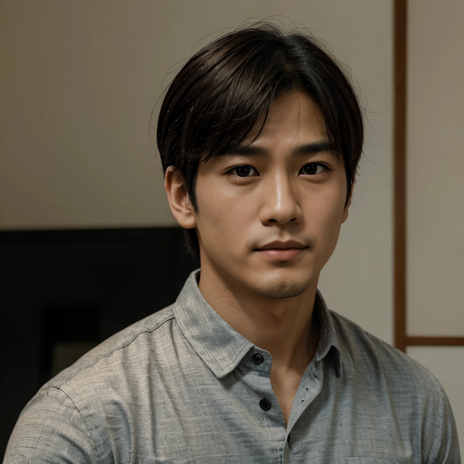 Gojo satoru in realistic version, hs quality, focus no blur and very handsome