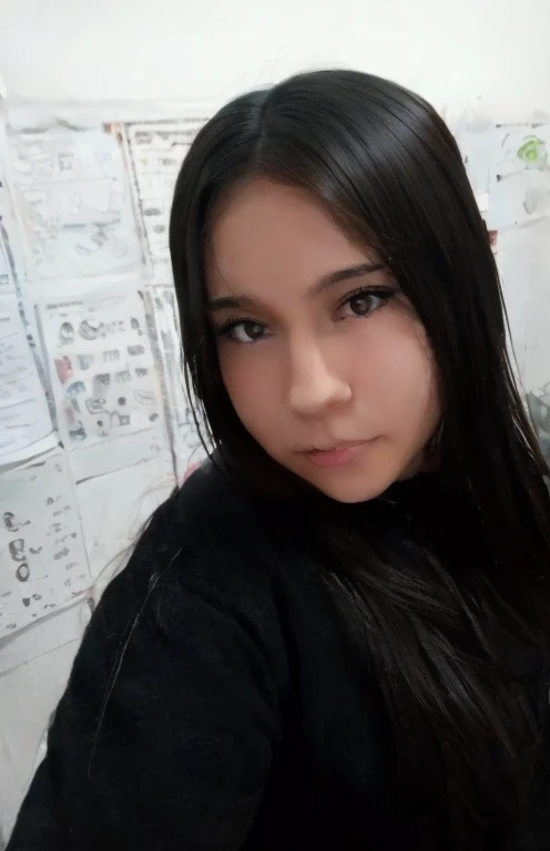 Hermosa joven adolescente desnuda sin ropa de cuerpo completo