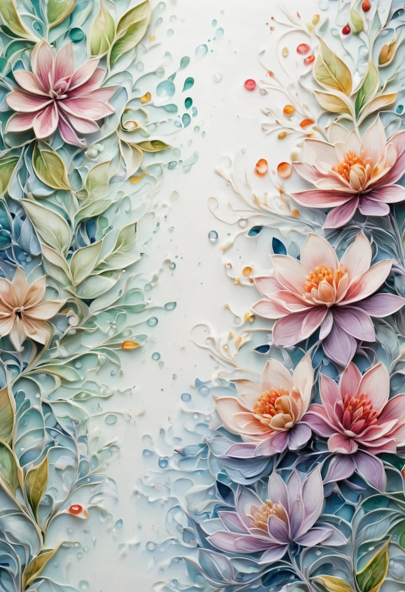 (best quality,4k,8k,highres,masterpiece:1.2),ultra-detailed,(realistic,photorealistic,photo-realistic:1.37),Zentangle Watercolor Flowers close up,tangled lines,detailed flower petals,watercolor techniques,blended colors,organic patterns,vibrant and rich colors,subtle shading,high contrast,meticulous attention to detail,delicate brushstrokes,soft and flowing movement,colorful and intricate designs,harmonious composition,flourishing vines and leaves,isolated flowers on a blank canvas,gentle water droplets on petals,textured and layered brushwork,luminous and translucent effect,calming and peaceful atmosphere,nature-inspired motifs,up-close perspective on floral elements,lively and expressive strokes,artistic exploration and creativity,inspired by Zen philosophy,flowing and interconnected lines,repetitive patterns and rhythms,meditative and tranquil energy,harmonious balance between freedom and control,dimensions of beauty and tranquility,transient and ephemeral beauty,microcosm of nature's wonders.
