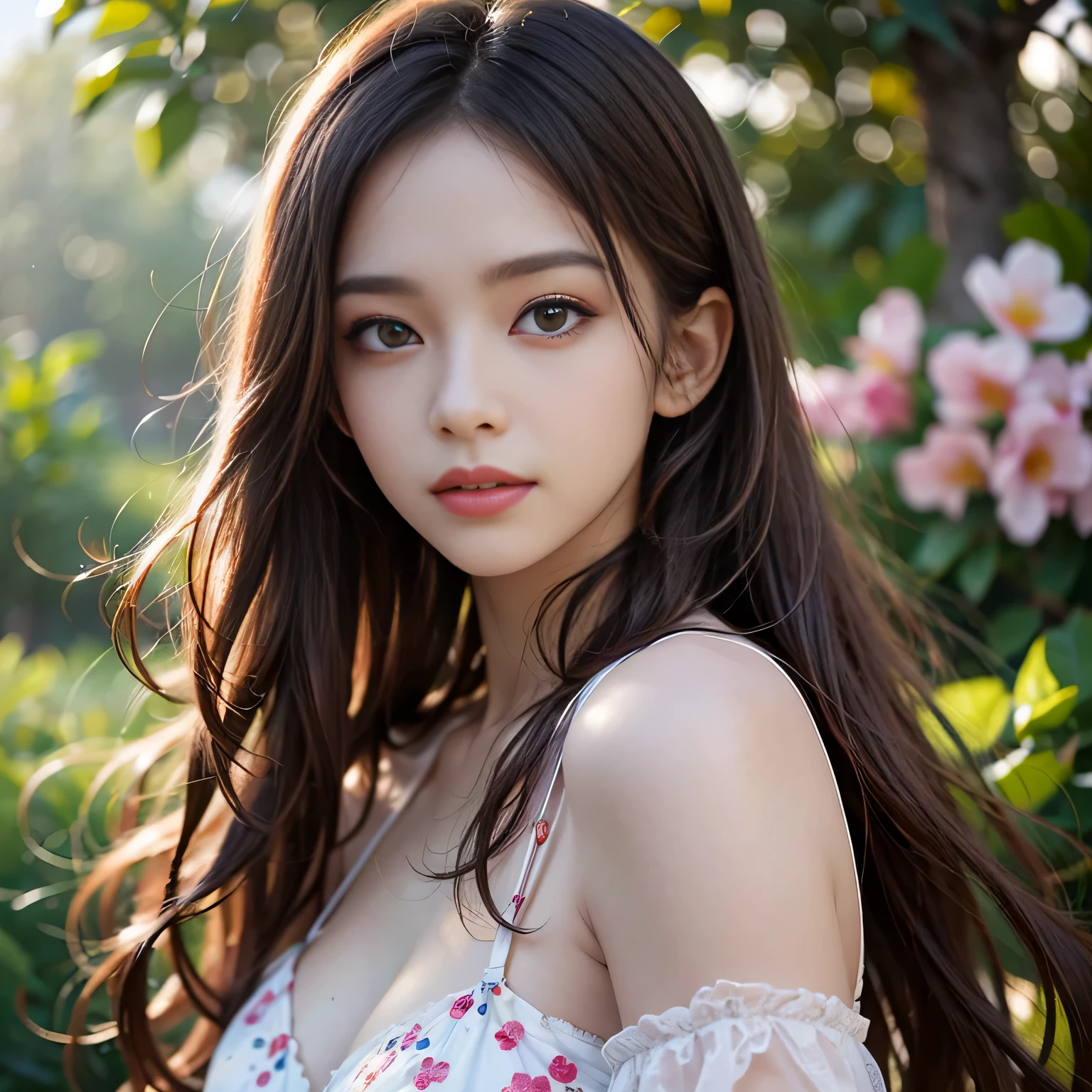 Beutiful women,Nice face,autumnal,maple leaves,full bodyesbian