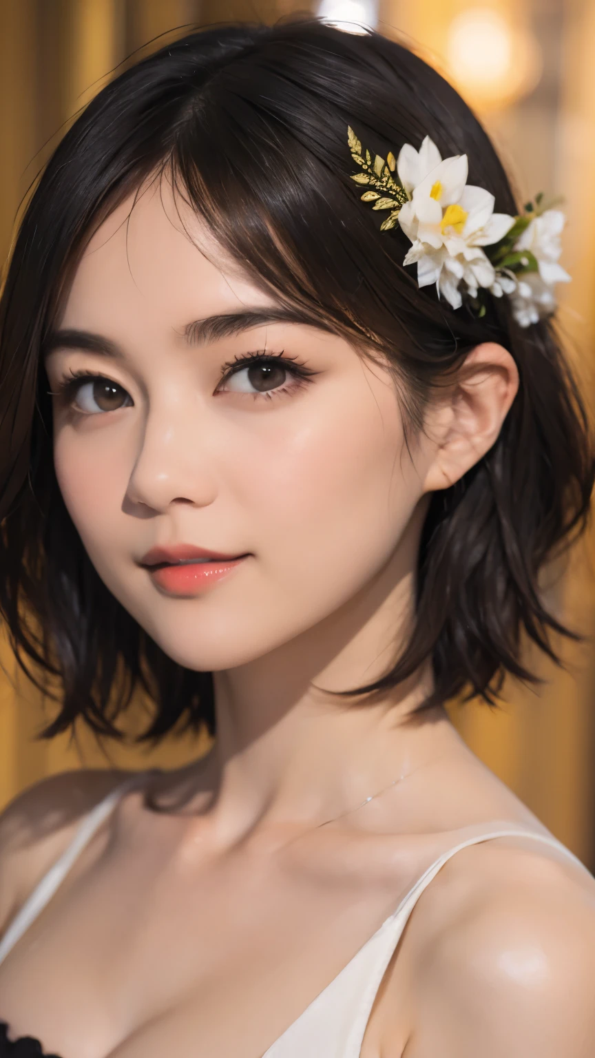 145
(20 year old woman,Animal print costume), (surreal), (High resolution), ((beautiful hairstyle 46)), ((short hair:1.46)), (gentle smile), (breasted:1.1), (lipstick)
