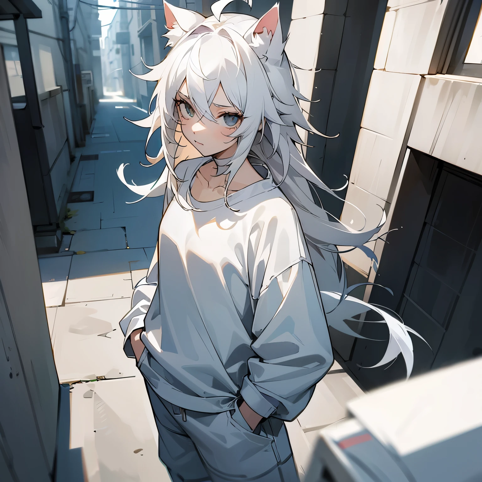 add cat tail, cat tail, white cat tail