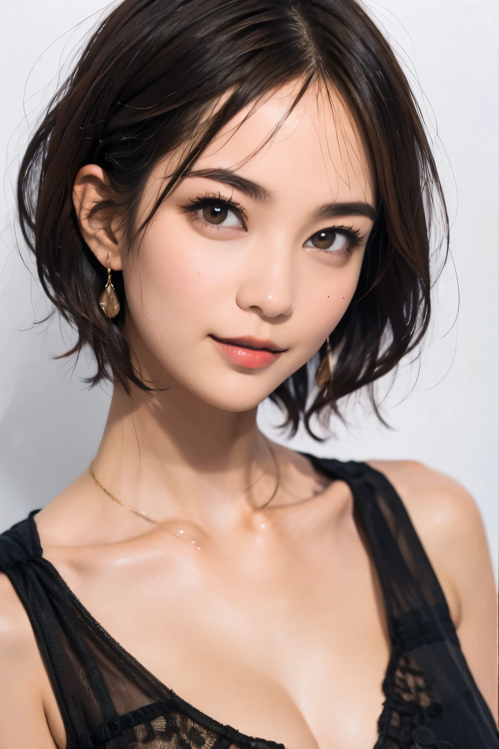 145
(20 year old woman,Animal print costume), (surreal), (High resolution), ((beautiful hairstyle 46)), ((short hair:1.46)), (gentle smile), (breasted:1.1), (lipstick)
