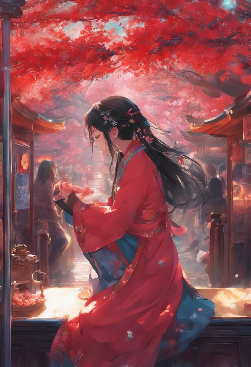 ((top quality、8 thousand、masterpiece:1.3、RAW photos))、sharp focus:1.2、Couple sitting on bus together in winter city, making: Lü Ji, WLOP painting style, The Art of Flops, Writer: wlop, by tandy, Winter City Fantasy Romance Book Cover, Flop Art, Seongwen Ahn(An Chengwen) reporter, CG Society 9, making: Li Di, making: Yao Tingmei, Altgerm과 Ilya Kushinov, sleep with love