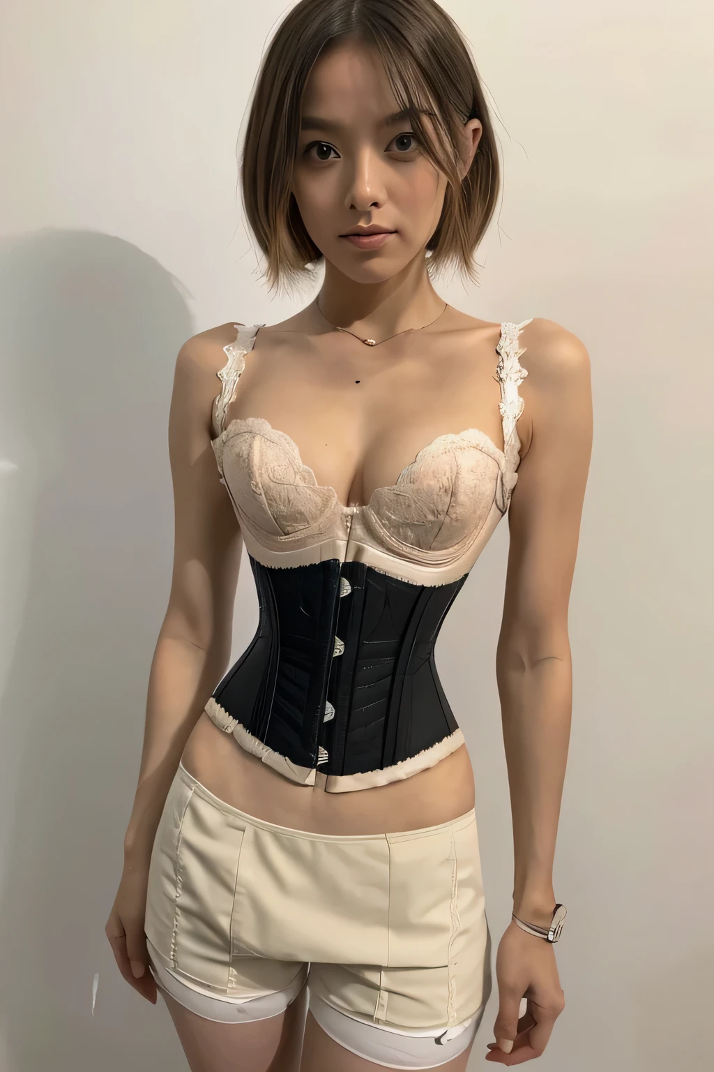 ((((corsets really cinch your waist.)))),(((very thin waist))),young japanese woman,Anorexia,(Legs are visible),((((full body image)))),skinny,((Bust is small)),short legs,round face,big face,copper is long and thin,Durable and functional corset,a painful face,(Waist 5cm),short hair,10 years old,sternum,to a normal face,that&#39;It&#39;s okay if it looks bad,Make your waist so thin you can tear it off,A face that can be found anywhere,Average Face,(smaller eyes),This is what my waist looks like&#39;it will break,around the chin,Anorexia,thin,((((Unnaturally thin above the bone plate)))),corsets are bright colors,flat face,The corset pushes the internal organs up to the chest.,Internal organs are stuck in the chest,dope,a bit,large ribs