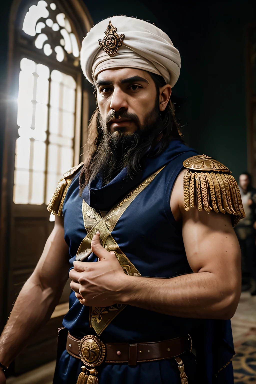 Xerxes of Persia in war,8k,hyper realistic