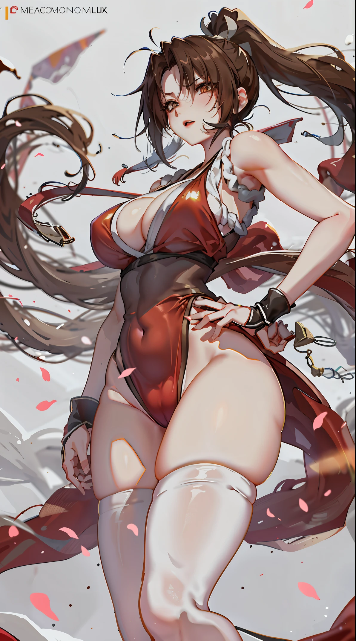 Akira,meaty thighs,sling,camel toe