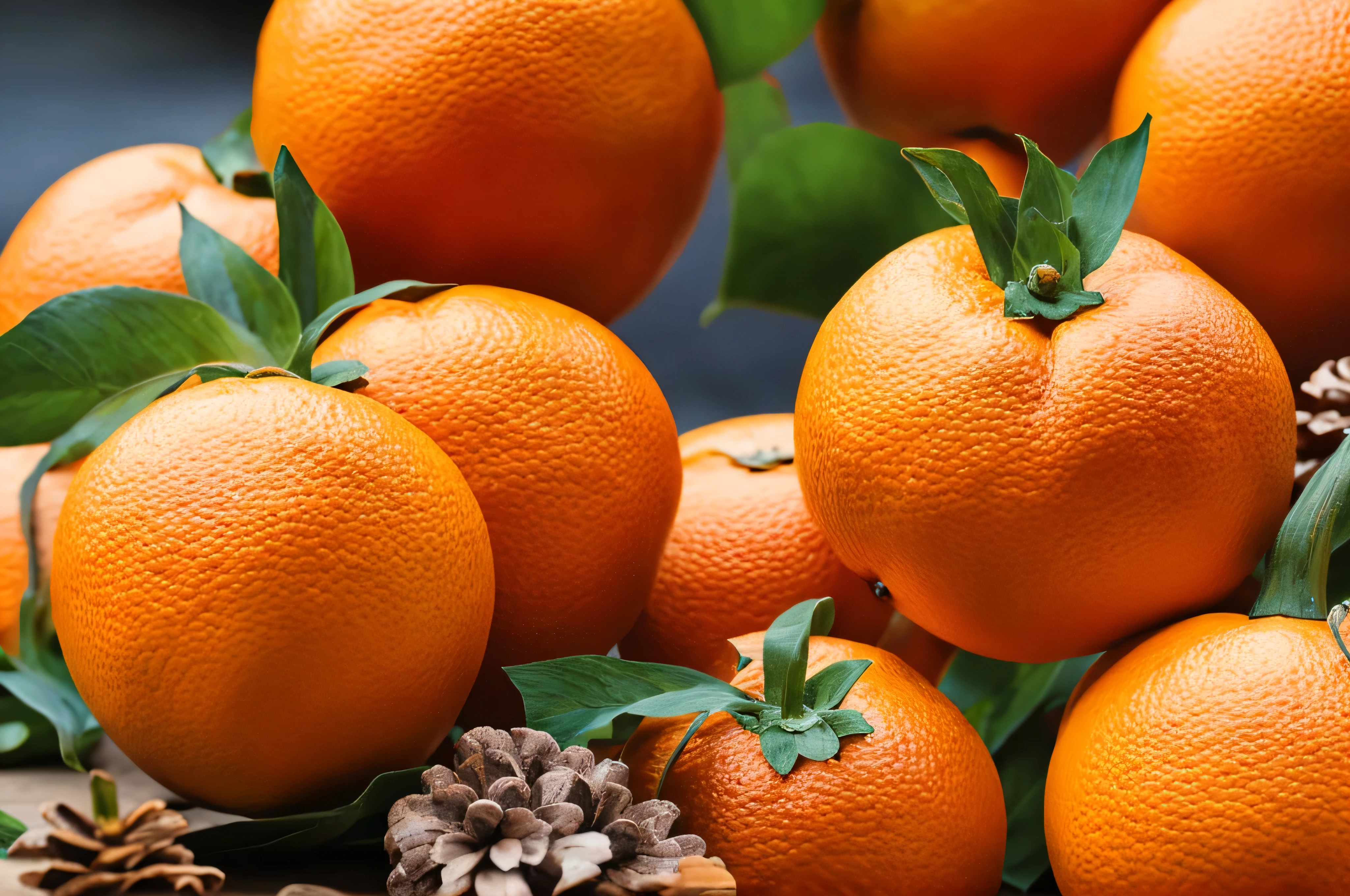 orange, realistic, sharp focus, depth of field,