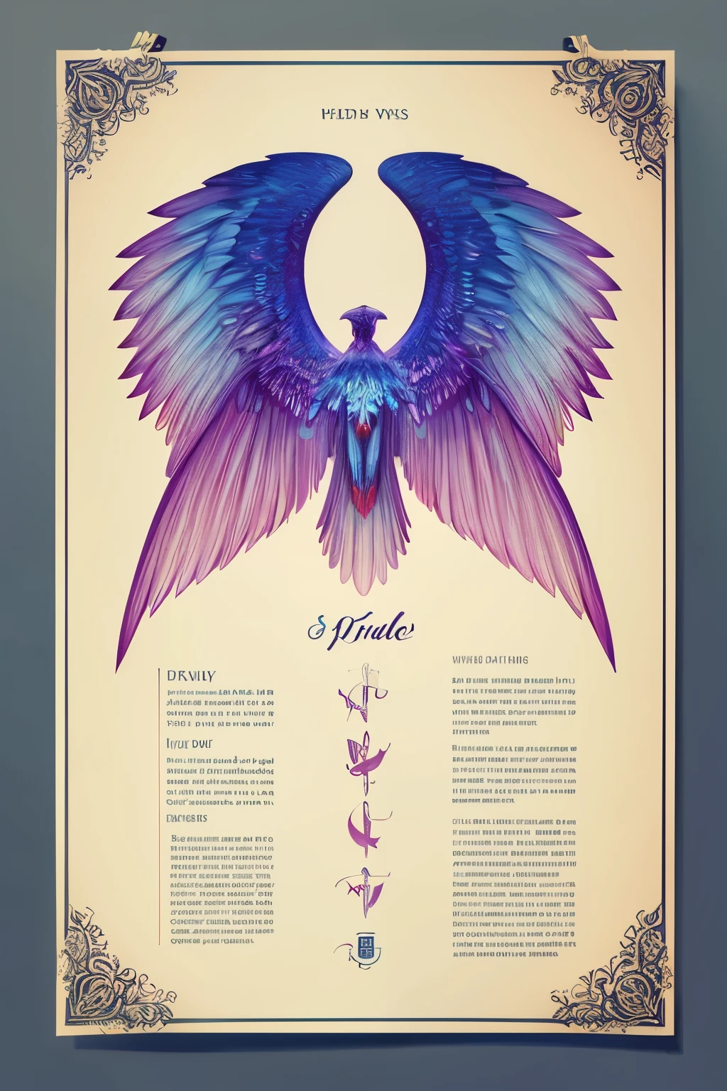 type design,Holy Wings Reincarnation