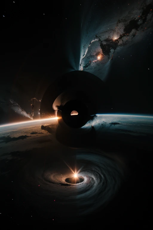 two blackholes colliding 