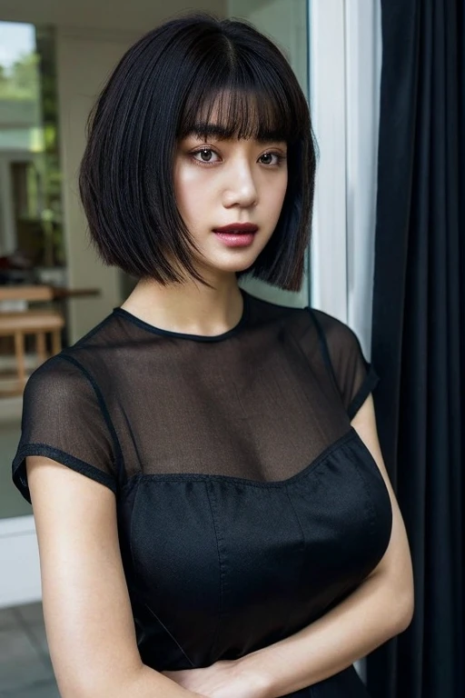 big boobs, milking,riding machine, spread legs, Transparent. arafed asian woman with short hair and a black shirt, with short hair, with short hair with bangs, short straight hair, princess cut, 黒princess cutヘア, Black-haired Sui Ishida, 白princess cutの髪型, with short straight brown hair, black short curtain haircut, with a bob cut, short hair with gel, short black hair.highest quality,masterpiece,figure,cg,unity,8k wallpaper,wonderful,finely,masterpiece,official art,very detailed cg unity 8k wallpaper,incredibly absurd,huge file size,super detailed,High resolution,very detailed.