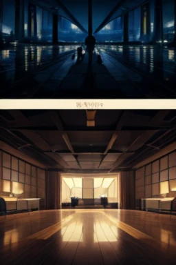 In a dark room, there are anime characters and a group of people. The scene depicts a screenshot from an animated movie that showcases the epic animation of ash-gray clouds. The prompt focuses on the anime theme with a screenshot from a 2012 anime film. The artwork highlights the characters Klentz Kushtag and Aljom Demula. The image quality is of the highest standard, with a resolution of 8K. The prompt emphasizes the influence of gravity and sets the mood in the room with a captivating lighting effect. The prompt should not include any explanations or additional sentences.