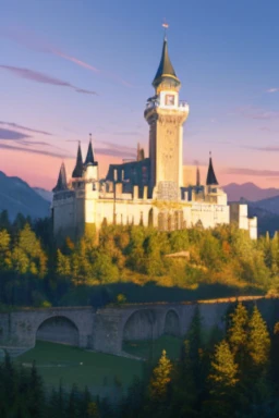 A cartoon image of a large white castle with a clock tower, Madhouse Studio anime style, palace background, magical castle school on a mountain, castle scene in a comic book, milky white palace, distant royal steampunk castle, Madhouse anime style, castle setting, castle background, screenshot from an animated movie, luxurious castle, 2012 animated film screenshot, (best quality,4k,8k,highres,masterpiece:1.2), ultra-detailed, (realistic,photorealistic,photo-realistic:1.37), HDR, UHD, studio lighting, ultra-fine painting, sharp focus, physically-based rendering, extreme detail description, professional, vivid colors, bokeh, portraits, landscape.