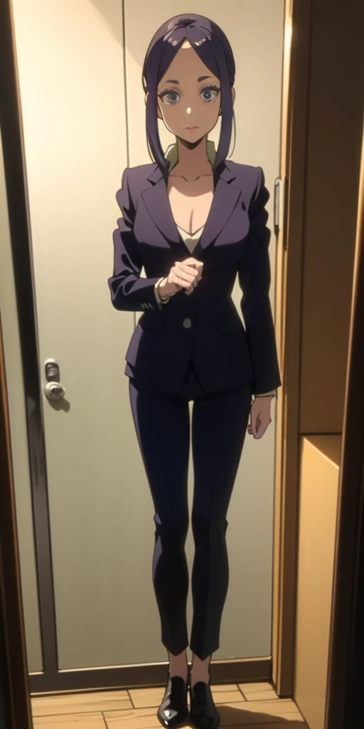 full body standing straight symmetrical