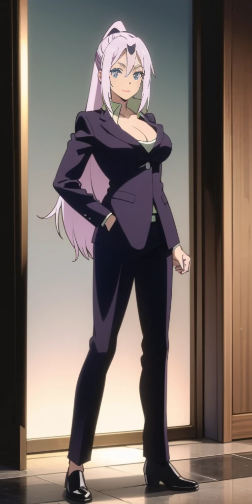 full body standing straight symmetrical