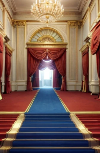 Arafad sees the red carpet staircase leading to the large building, in their noble mansions, screenshot from the anime film, Today’s recommended anime is still, in the throne room, in animated movies, opening scene, anime screenshot, Screenshot of the 2012 animation, anime scene, Quarrelsome royals, Animated static screenshots