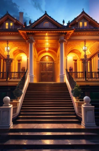 阿拉法德 seeing a red carpet staircase leading to a grand building, in their opulent mansion, an animation movie screenshot, today's recommended anime, in the throne room, in the opening scene of an animated movie, a screenshot from a 2012 animated movie, a scenery from an anime, members of the royal family arguing, a static screenshot from an anime. (best quality,4k,8k,highres,masterpiece:1.2), ultra-detailed, (realistic,photorealistic,photo-realistic:1.37), HDR,UHD,studio lighting,ultra-fine painting,sharp focus,physically-based rendering,extreme detail description,professional,vivid colors,bokeh, portraits, landscape, horror, anime, sci-fi, photography, concept artists, vibrant color palette, soft lighting.