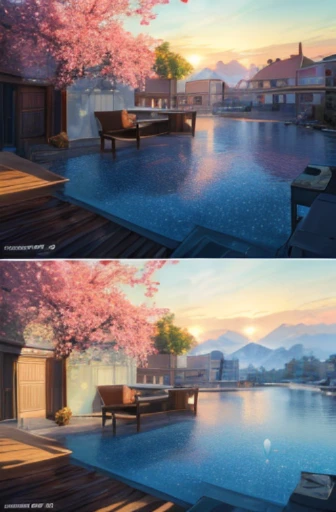On the shelf of the room, there are two flower vases, a screenshot from 2019 animation, a screenshot from 2012 animation, a screenshot from an animated film, today's recommended anime, sunlight in the afternoon, official studio animation stills, anime scenery, anime screenshot, opening scene, morning sun, static image from an anime, magical atmosphere + masterpiece.
(best quality,4k,8k,highres,masterpiece:1.2), ultra-detailed, (realistic,photorealistic,photo-realistic:1.37), HDR, UHD, studio lighting, ultra-fine painting, sharp focus, physically-based rendering, extreme detail description, professional, vivid colors, bokeh, portraits, landscape.