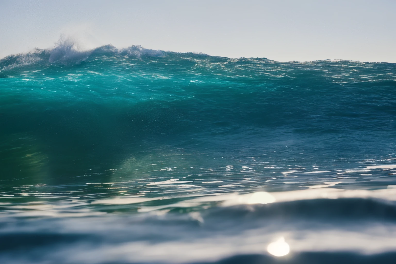 surfista surfando uma onda no oceano em um dia ensolarado, surfando a barrel wave, surfando, fotografia de surf, sharp lines, altas ondas retroiluminadas, Cavalgue o vento e as ondas, bem editado, big wave surfando, Shining in the sunlight, Oceanside, crisp clean shapes, obturador, dentro do cacho de uma onda, smooth, sharp lines, standing on surfboards