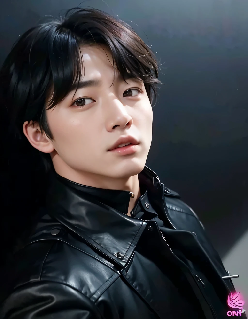 arafed asian man in black jacket and black shirt posing for a photo, Jungkook, hyung tae, Jimin, BTS, Jungkook de cabelo preto, kook jeon, imagem de perfil, taejune kim, headshot imagem de perfilture, Jung Jaehyun, taken at the beginning of 2020, membro do BTS