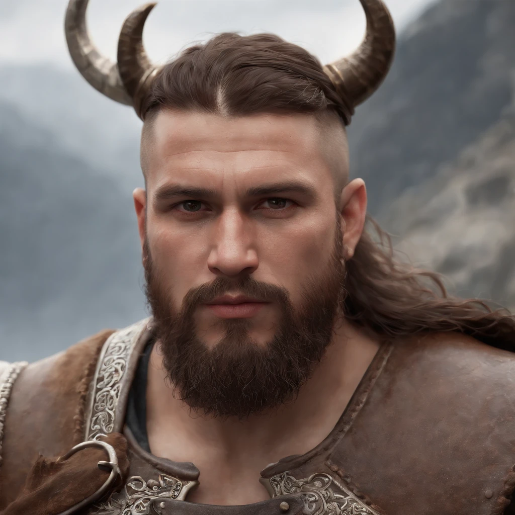 Produzir uma imagtem de um homem de corpo inteiro, Dressed as Viking and very fat with the following presets  (Professional 3D rendering:1.3) de (Realistic:1.3) Foto de arte mais bonita do mundo，Features soft, bright male heroes, ((Epic hero fantasy rough muscular man wet hero angry look long hair short beard and fierce expression in dynamic pose, fantastic location, majestoso ambiente desordenado)), corpo inteiro 8k unidade render, action shot, poros da pele, very dark lighting, sombreamento pesado, circunstanciado, Rosto detalhado, (vibrante, fotogrdeia realista, Realistic, Dramatic, Escuro, sharp focus, 8k), (Old leather clothes damaged by bad weather:1.4), ((((Use peles)))), (intrincado:1.4), decadente, (altamente detalhado:1.4), pintura digital, rendering by octane, art stations, Conceito-Arte, liso, sharp focus, illustration, germe da arte, (Loish:0.23), Wlop Ilya Kuvshinov, e Greg Rutkowski e Alphonse Mucha Gracias, (global ilumination, studiolight, Light Volumetric), chuva forte, floating particles, patife, fantasia, Onze, corpo inteiroesbian, ((Fundo escuro e antigo da cidade:1.3)),CGSesociedade,art stations