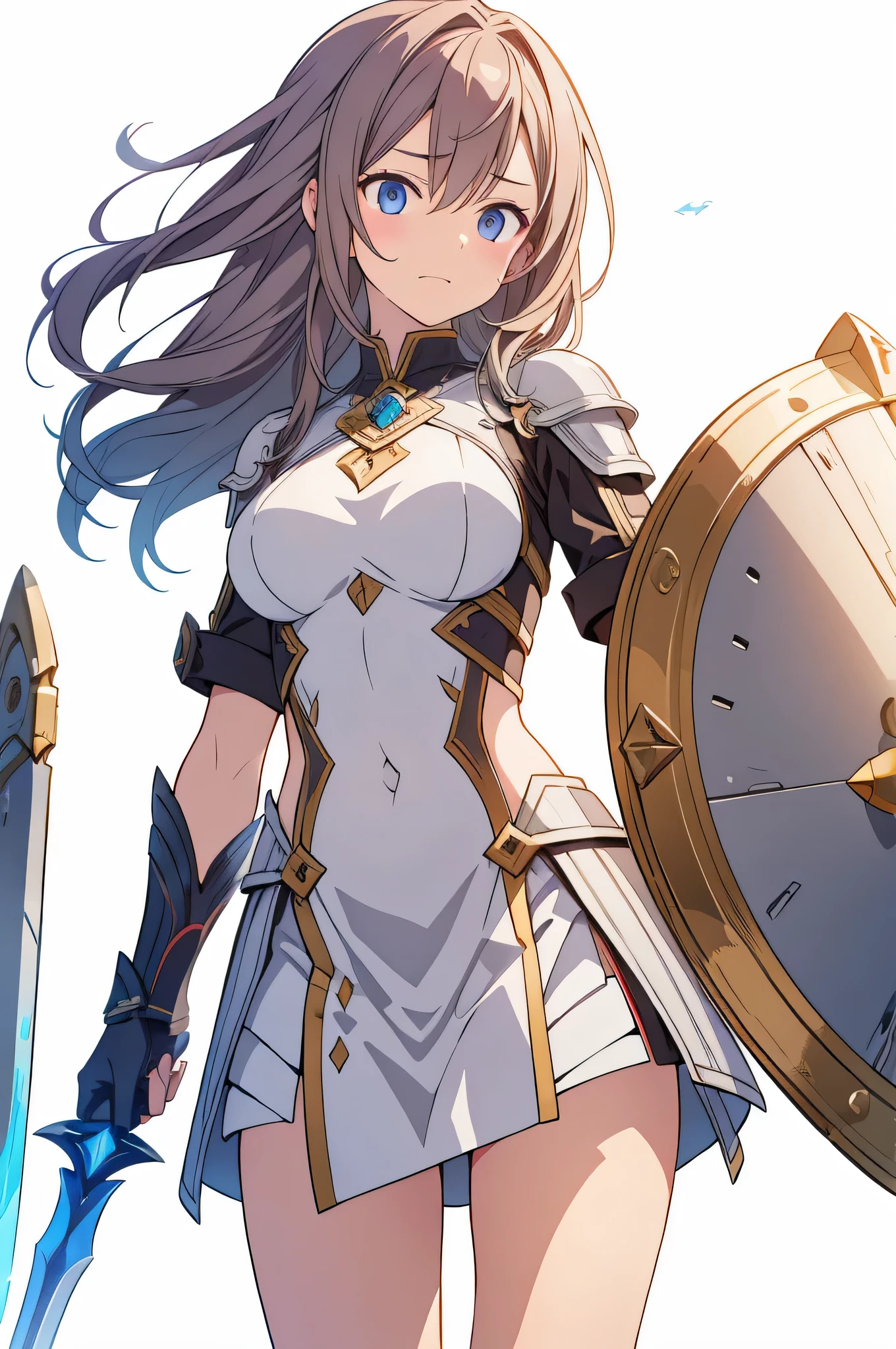 wounded grimacing
