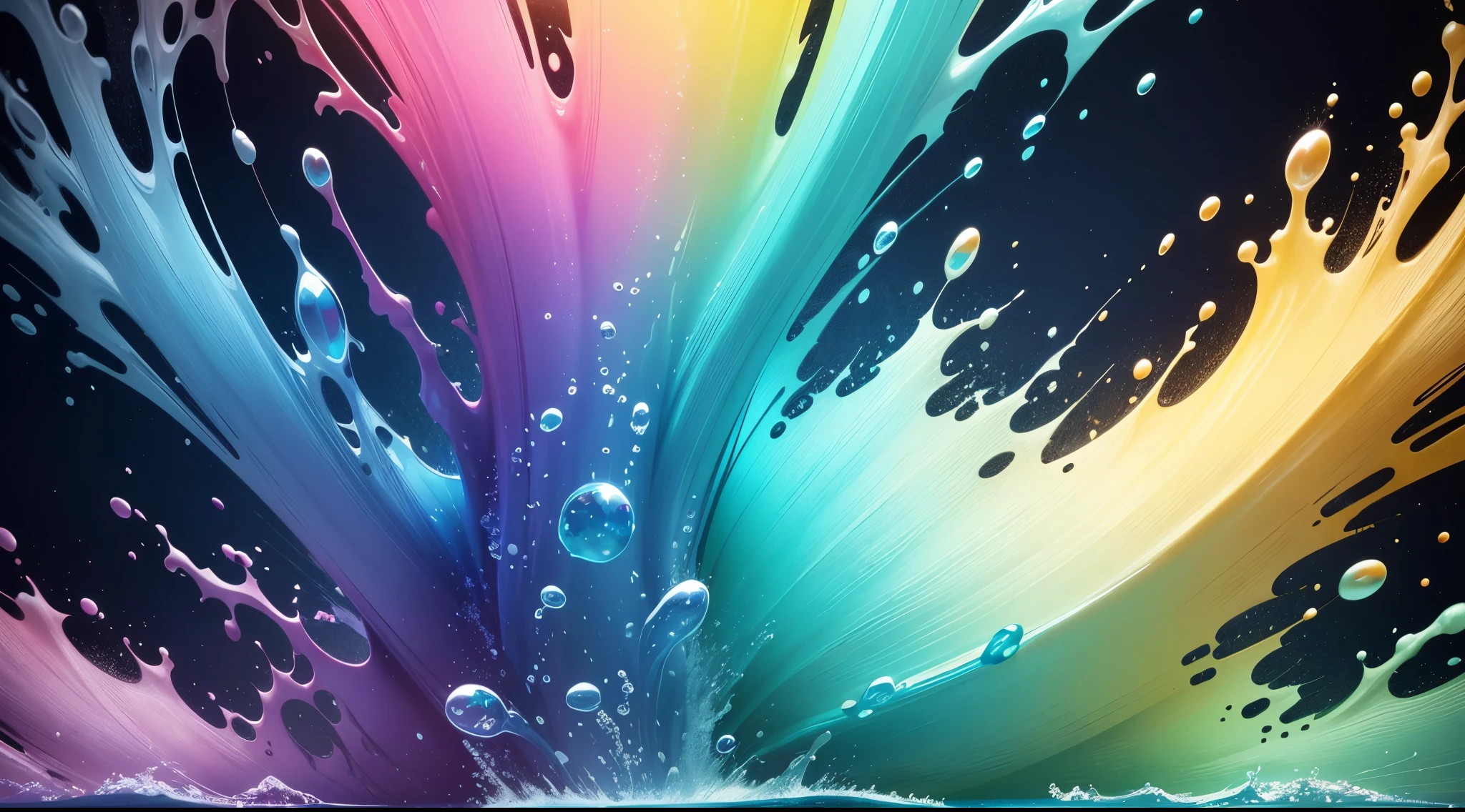 water,colorful,neon,watery,high resolution, high quality,neon color backgrounds, pastel blue, splash