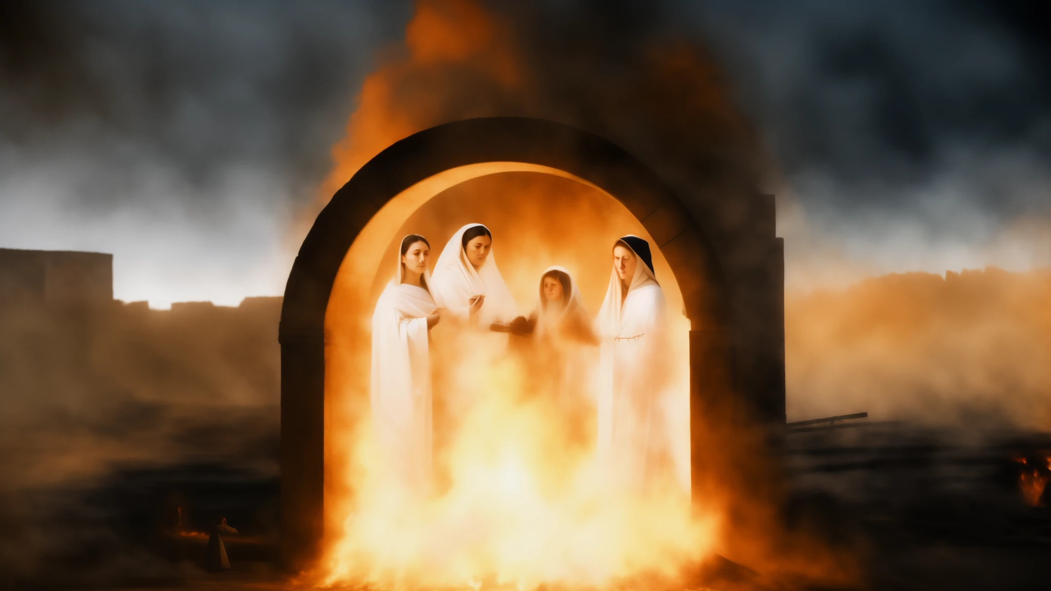 ((((closeup of the naked crotch of a squirting chubby 30 years old nuns exploring their genitalia at an orgy in front of crucified jesus )))), (nightime), (candles), (from below: 1.2), We MUST have Roberta naked, with her breasts dripping sperm, GENITALS EXPOSED, guilty and shy face, 1980s fantasy art, Katsuya terada, ( ( barclay shaw ) ), 80's fantasy art, barry windsor smith, milo manara style, inspired by Patrick Woodroffe, by masamune shirow, absurdres, she's violently squirting out vaginal secretions, yawning, add_detail:1 nun on the right has a huge futanari willie whose glandis reaches the mouth of the nun in the middle, extatic faces, thirsty for cum, different breas