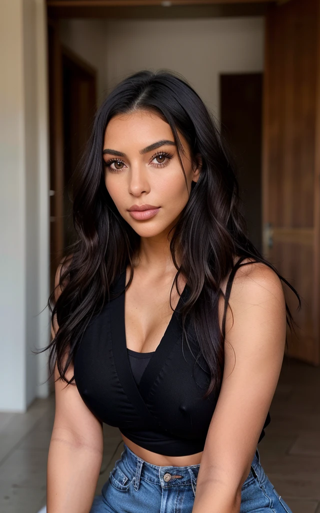 Porte une veste rouge fermer, porte un jeans noir , cheveux noire lisser , photographie de face, Sosie de kim kardashian , Visage de kim kardashian , fille attirante, ifluenceuse instagram, Des cheveux noir et un corps parfait, 18 ans, 21 ans, beautiful model, Catherine, fille attirante, I can't believe how much'est beau, exaggerated facial features, Extensions du corps, 32k euh, exaggerated facial features, masse volumineuse, couverte
(Abdomen mince, silhouette mince parfaite),