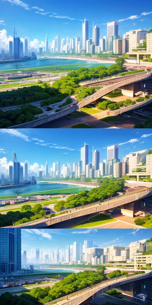 (Best quality,4K,8K,A high resolution,Masterpiece:1.2),Ultra-detailed,(Realistic,Photorealistic,photo-realistic:1.37),Wide-angle lens, Futuristic city, Smart Forest City, Smart cityscape,An organic fusion of nature and urban elements, Streets of the future, planties, The vegetation is intertwined with the urban landscape, Harmonious synthesis, Futuristic architecture, Advanced technology, Lush greenery, futuristic skyscrapers, Vibrant colors, Nature-inspired design, Intelligent infrastructure, sustainable development, clean energy, Advanced transportation system, Floating garden, High-tech architecture, Connected ecosystem, Urban biodiversity, High-tech urban planning, Intelligent lighting system, Lively atmosphere, Futuristic mode of transportation (flying cars, Maglev train), aerial walkways, Transparent dome, Innovative urban agriculture, Vertical garden, holographic displays, Augmented reality integration, futuristic fashion, Multicultural influence, Bustling city life。