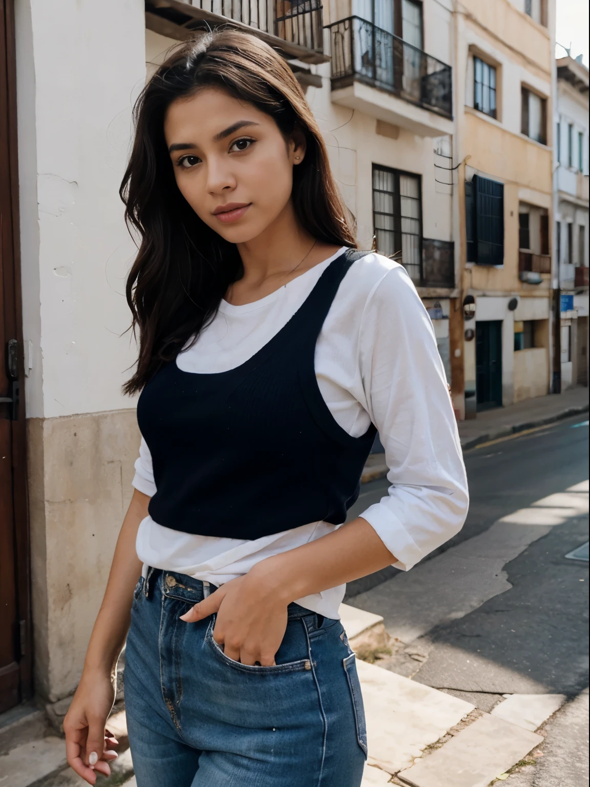 Mujer ensenando