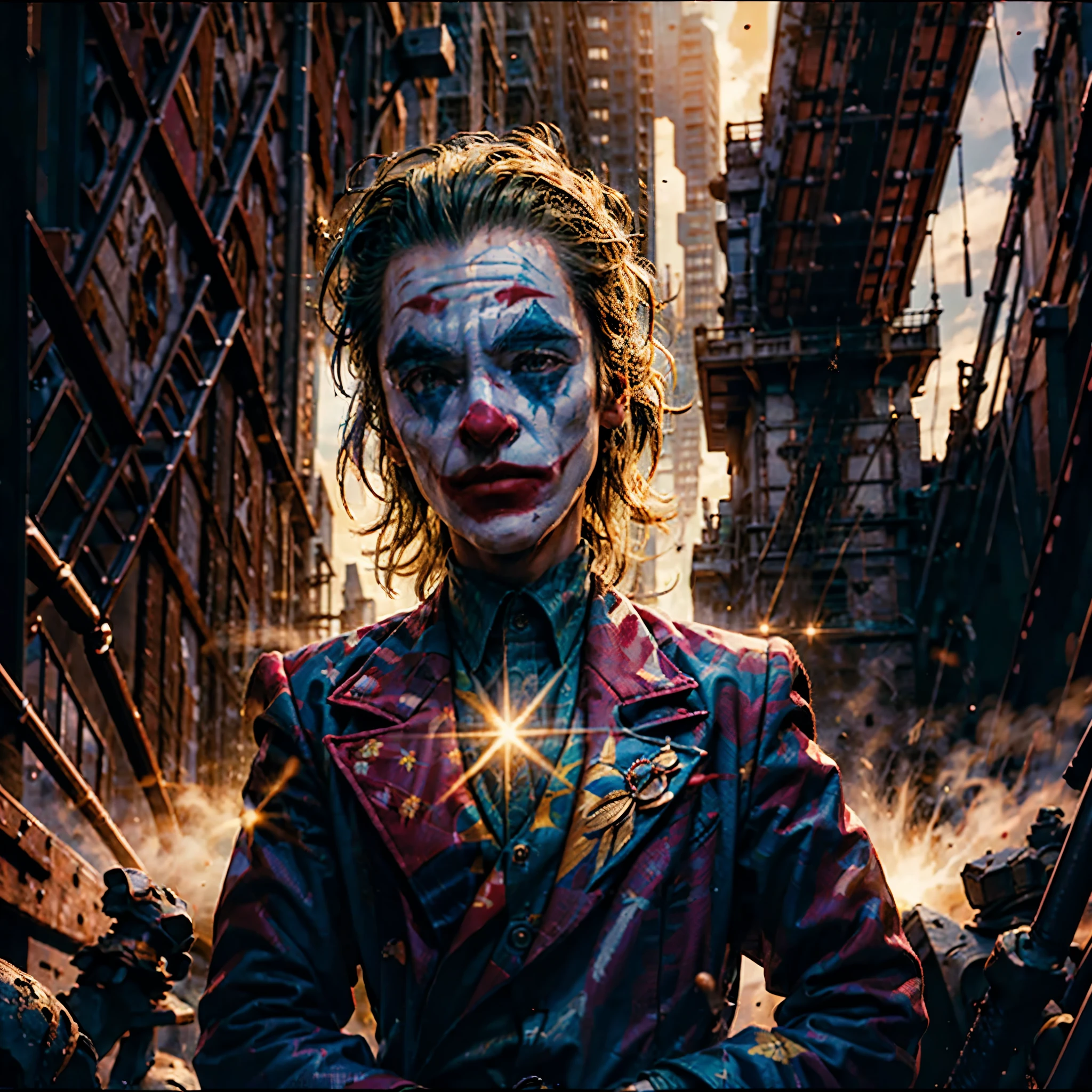 Galaxy nebulae stars nebula starry_sky sunset spacious sunrise panoramic sunshine, "The Joker" A photograph of a Joker playing an electric guitar in the style of The Joker (2022) trending on artstation deviantart pinterest furaffinity detailed realistic ultra high resolution hdr shot with super detailed photorealistic highlights and shadow detailed High Resolution path traced contrast light and dark cinematic shadows by Zdzislaw Beksinski, IMAX quality, (disheveled hair, detailed eyes) , perfect composition, emotional, harmonious, highly detailed, high budget, epic realism, Cinematic_Sunlight Gorgeous Masterpiece ultra UnrealEngine5 deep path equirectangular_360 global luminescence saturate volumetric lightning_contrast meticulously intricate ultra_high-details ultra_high-quality max ultra_high-def ultra_photo-realistic optimal ultra_high-res cgi vfx sfx accurate reflex vivid color-coded improved Octane-rendered UHD XT3 DSLR HDR romm rgb pbr 3dcg fxaa blay enhanced fkaa txaa rtx ssao opengl-shader glsl-shader post-processing post-production cell-shading tone-mapping shadow analogique ultra_sharpness focus symmetrical varied multi etc. --s 1000 --c 20 --q 20 --chaos 100