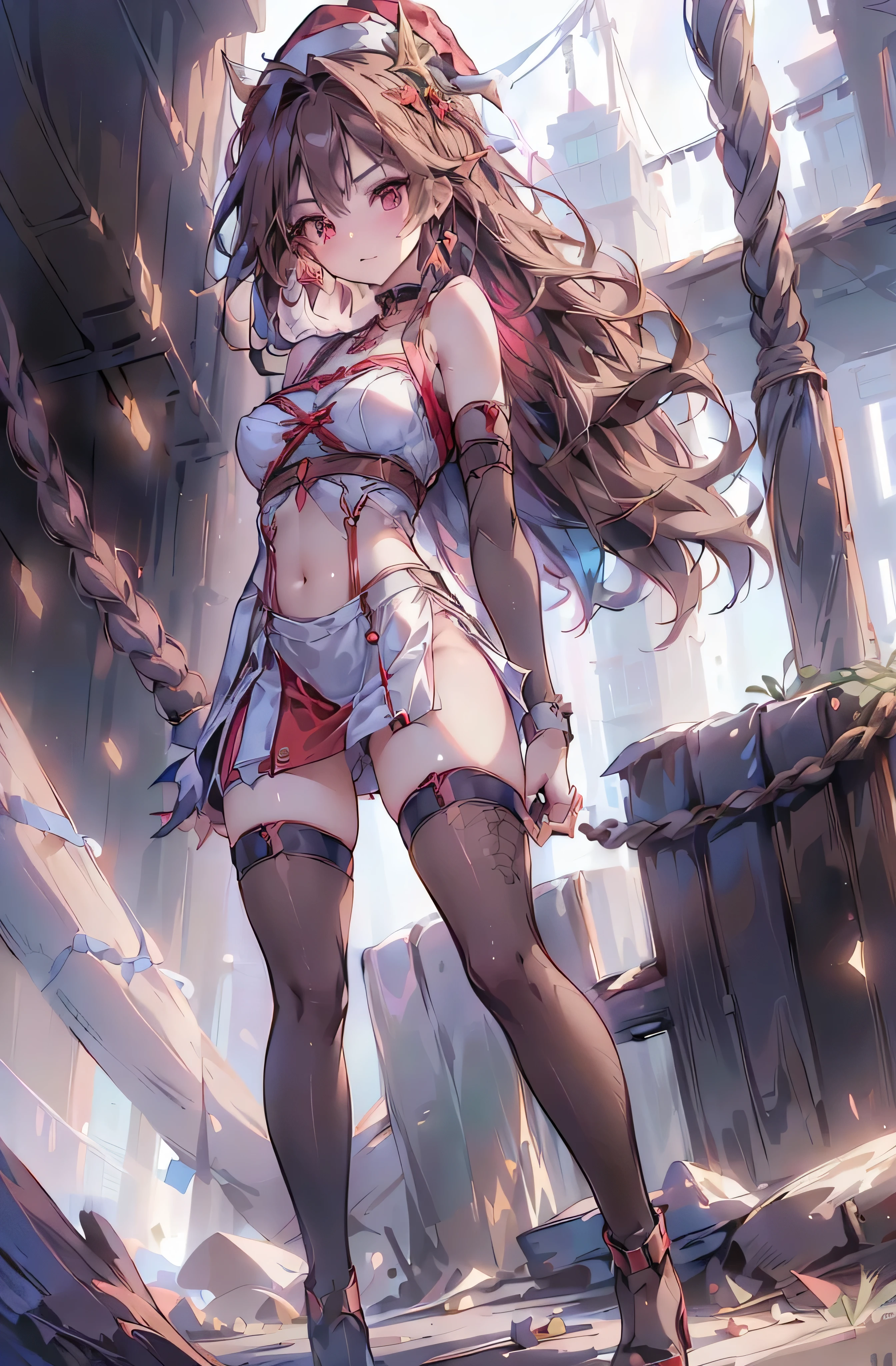 hightquality,8K picture quality,(masterpiece:1.3),hight resolution,(masterpiece:1.3), 23-year-old woman, (shoulder-length hair,Light brown hair),Looking at the camera,(Red Santa Costume,santa hat,Super mini skirt with slit,Stockings,a choker,long boots:1.2),(Scary face:1.3,Crying face),(back arms:1.3),(Rope Bondage, Shibari:1.6, Rope Mark,back arms:1.4, Breast Bondage:1.5, Arm shackles:1.5), (Luxurious room:1.3,Christmas decoration ondade fashion,Shibari,BDSMプレイ,BDSM,Akanawa,chains, (View from below:1.4), (Small butt:1.2),(full body Esbian:1.5), (Full body shot:1.5), (Bold pose with legs spread,dynamicposes:1.2),(Nipples visible through underwear),Slender Abs:1.2,(Young skinny gravure idol, sophisticated gravure idol),(detailed flawless face),normal hands,Normal finger,Normal legs
