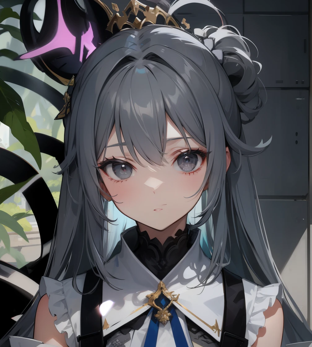 rendering、gray hair