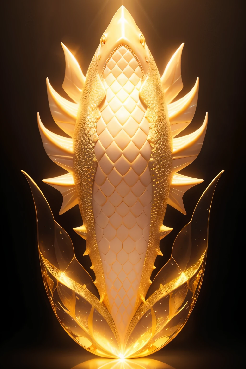 Photo: A magnificent shark sculpted entirely from butter, gleaming with a golden sheen under soft cinematic lights. Textura 8K, realista, obra-prima, altamente detalhados,四季休闲水晶滑梯使用指南, lifelike.

Butter shark, golden scales, soft pink light, transparent and translucent, intricate gills, glistening fins, surreal, oceanic, detailed texture.

A masterful artist has meticulously crafted a shark from the purest of butter, showcasing every intricate detail of its form. A golden glow illuminates the sculpture,