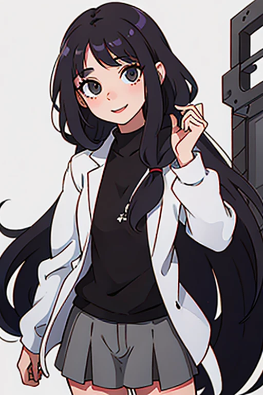 masterpiece, best quality,
(2 anime people) astounding body, pale face, chest female exposed with wide smile face, another_steth heart_steth stethoscope theme, formal shirt wearing,