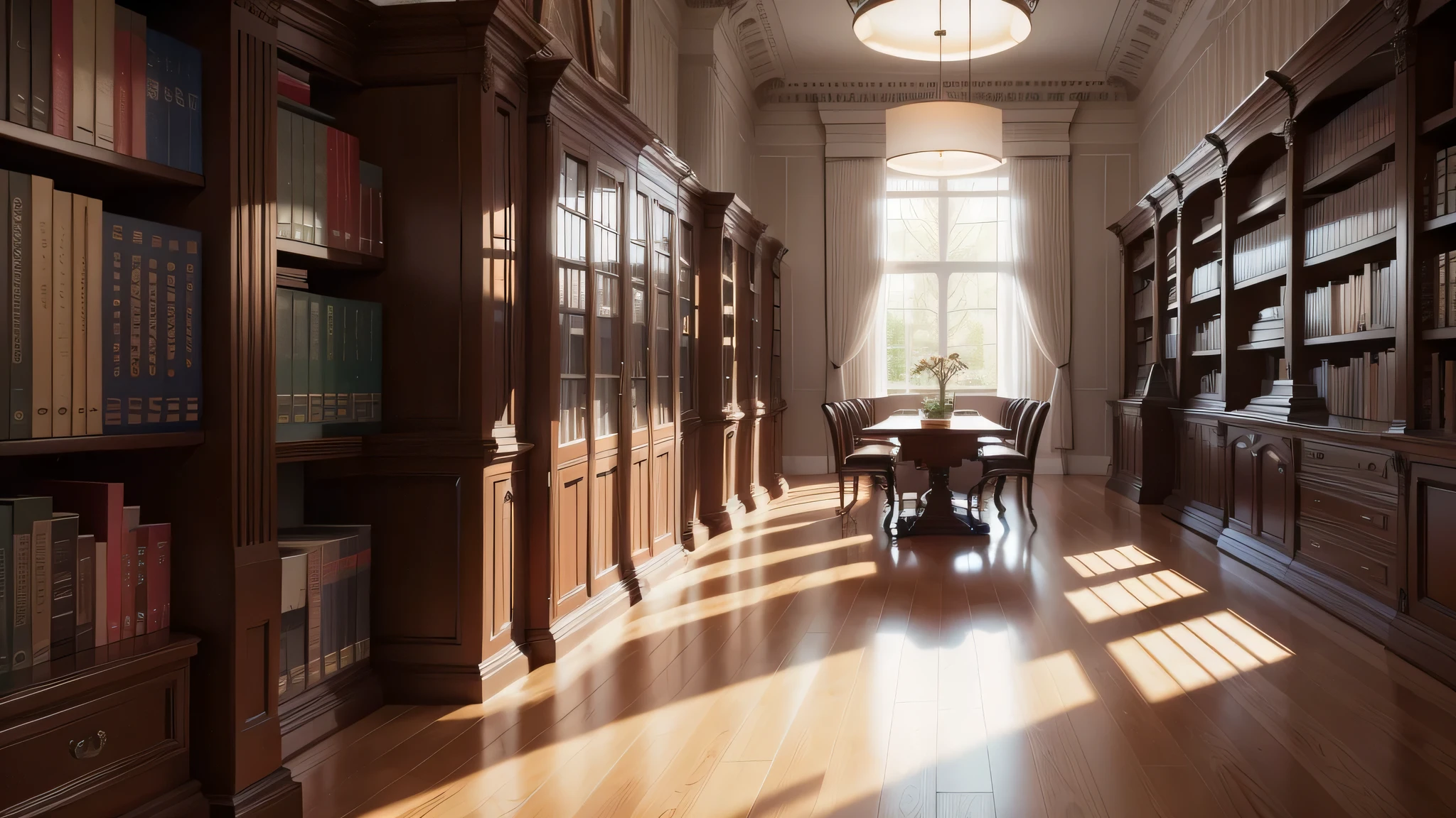 modern library, HD, high quality, best quality, highres, high quality, high details, masterpiece