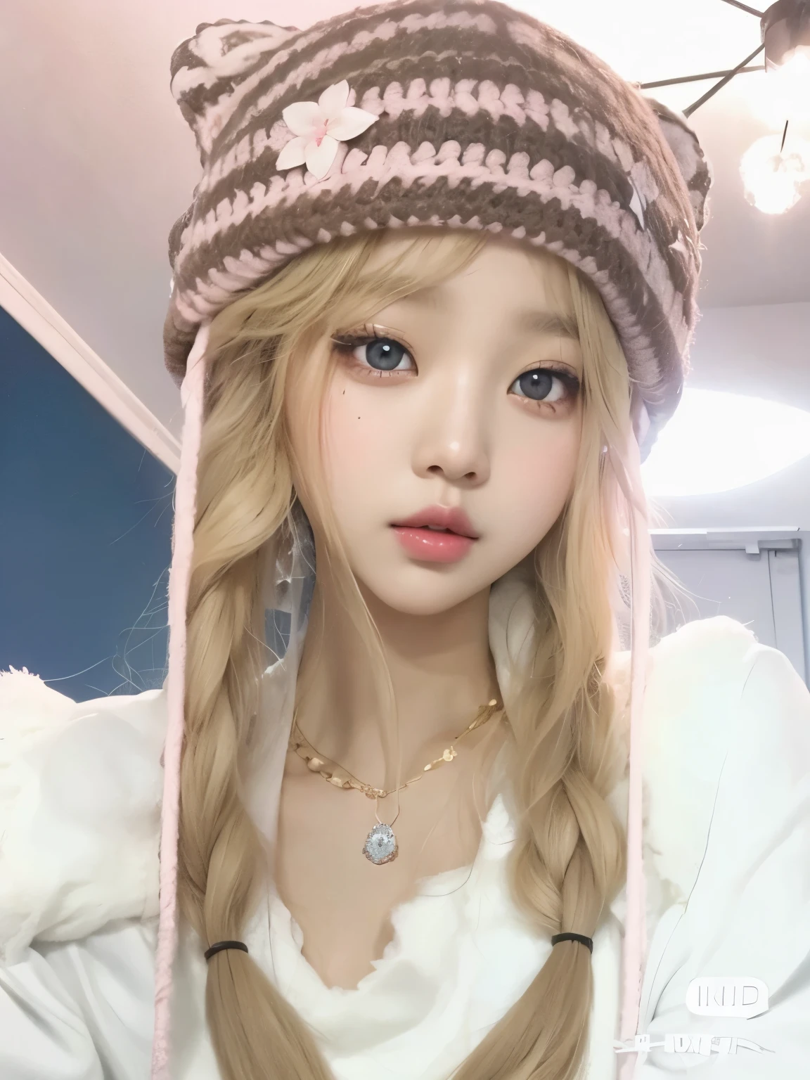 WONYOUNG de IVE cara, Foto realista, Ultra High Definition, 8k, grandes labios jugosos 