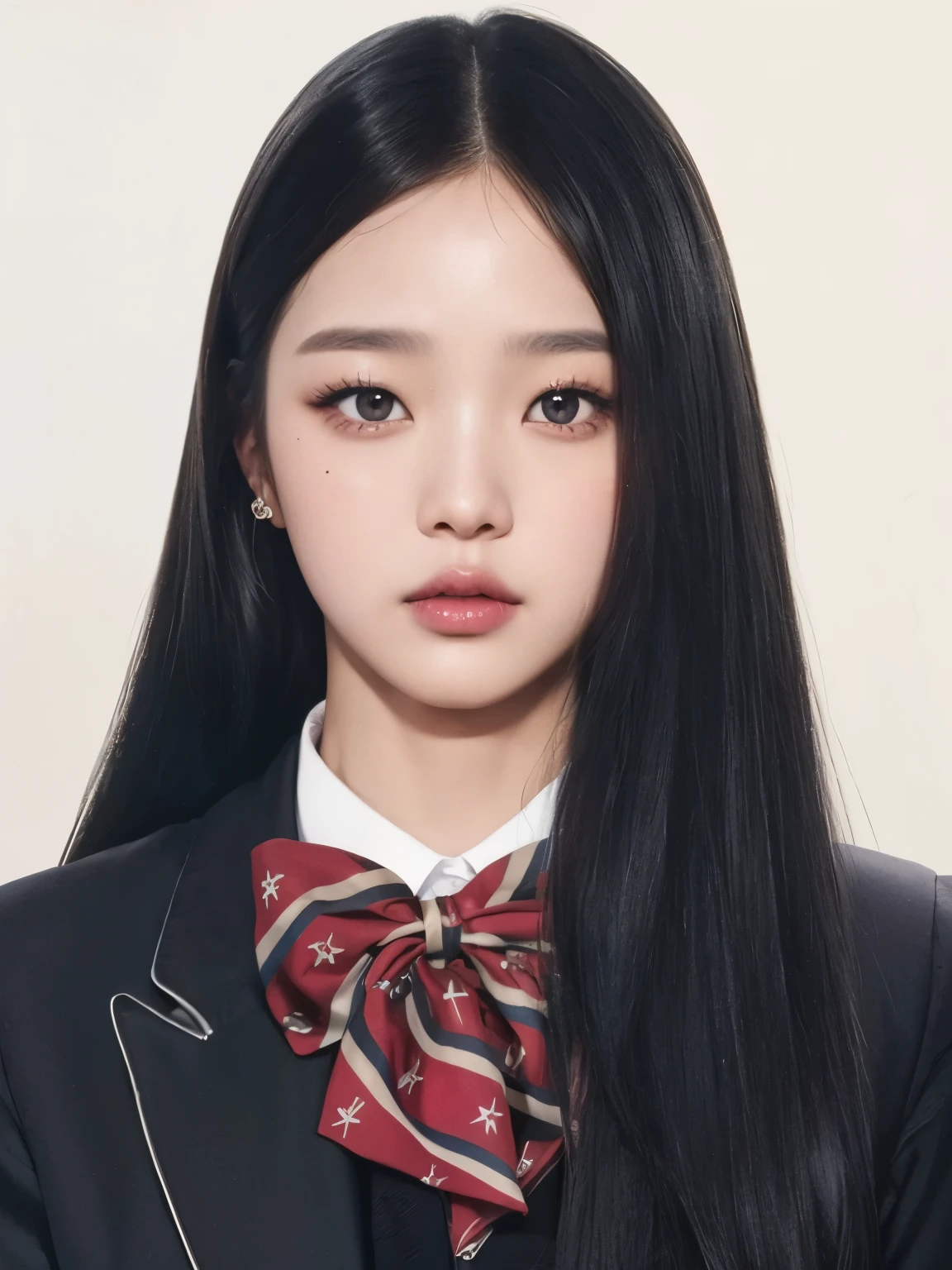 WONYOUNG de IVE cara, Foto realista, Ultra High Definition, 8k, grandes labios jugosos 