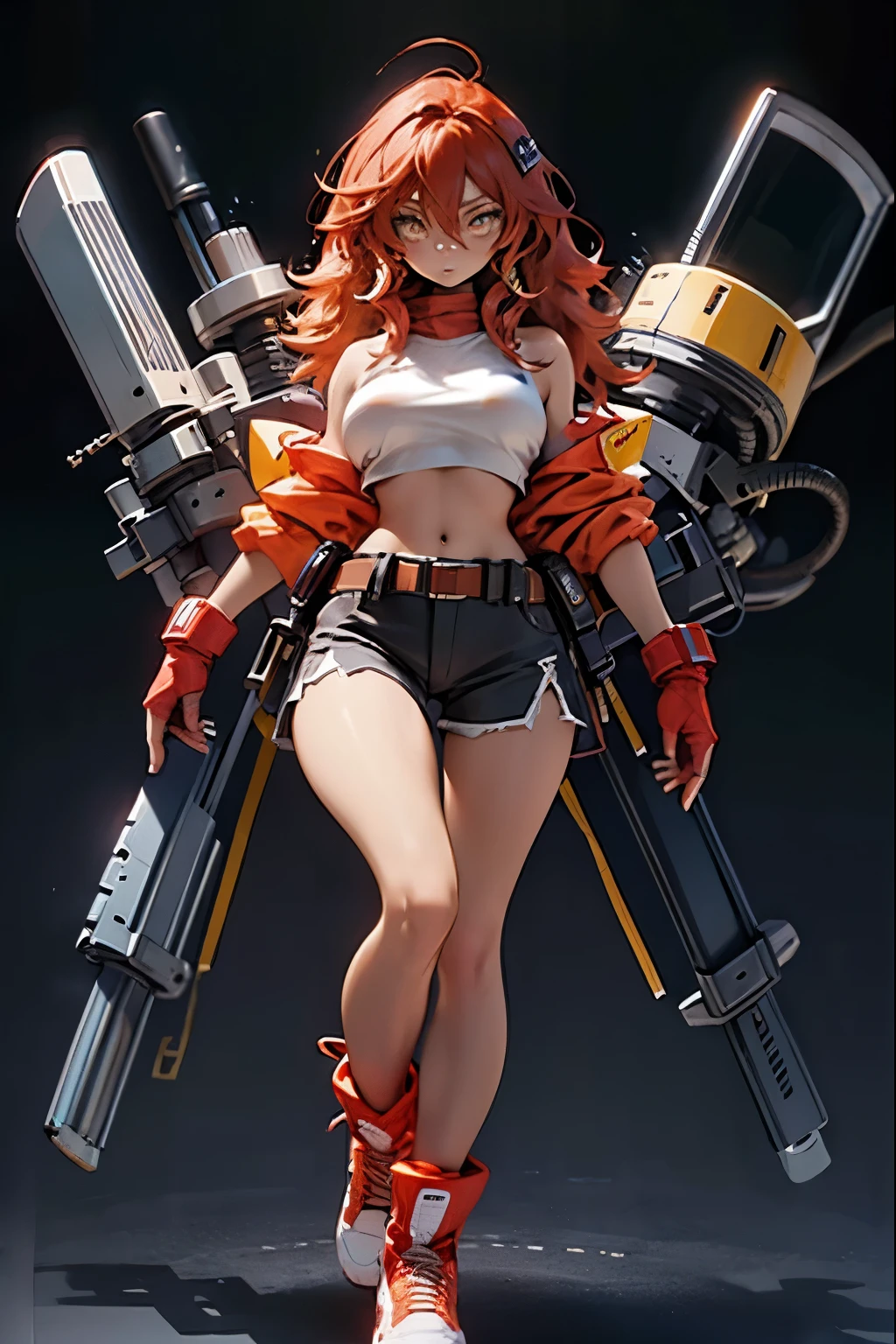 ((Photorealistic:1.9)),(CG:1.2)), Top Quality,POW,Collar,Wristband,Anklet,(Soryu・Asuka Langley)), Medium breasts, White underwear, Beautiful detailed eyes, face light, movie lighting, (((very sweaty skin))), open legs, ruins, restraint, shy, (cry))), rope, (涎)))), legs wide open, face red, excited, Breathless, orange hair